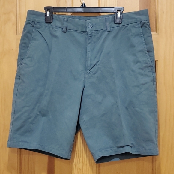Mens Green Denim Cotton Shorts Size 36 - Picture 4 of 8